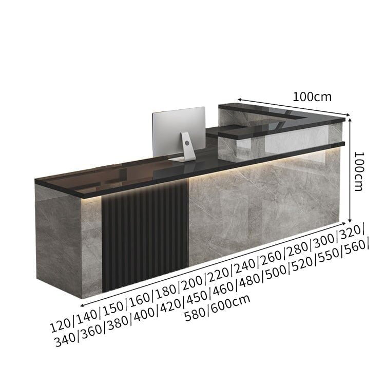 エコ板材 耐久性 鏡面仕上げ 配線穴キャップ ハイカウンター 鍵付き引き出し カウンター 受付 受付台 応接 エントランス モダン ラグジュアリー 上質 カスタマイズ可能 JDT-C067