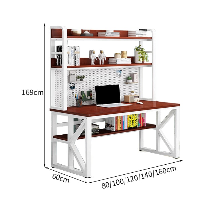 パイン材 ステンレス鋼 収納棚 転び止め 有孔ボード 広さ デスク パソコンデスク 作業デスク R仕上げ K字型 安定性 シンプル 簡素 BGZ-K-155  kaguyasu