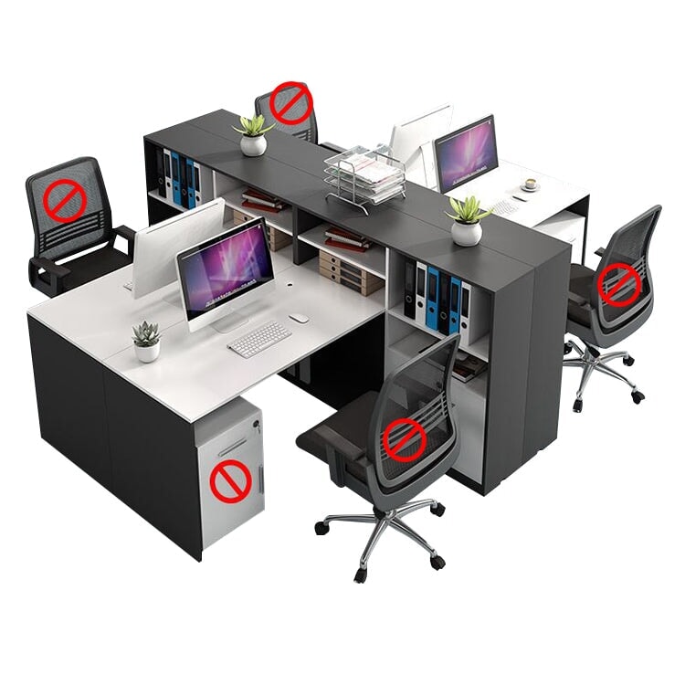 オフィスデスク サイドラック 多人数対応 サイドワゴン メラミン化粧板 シリンダー錠 錠付き 配線孔 長持ちしやすい ホワイト metamall