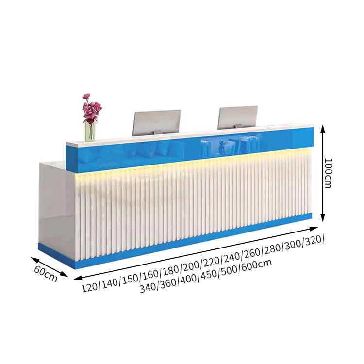 業務用 高級感 配線穴付き 受付カウンター レセプションデスク オフィス受付レジカウンター カウンター エントランス受付 カスタマイズ可能 JDT-T071 tomokagu