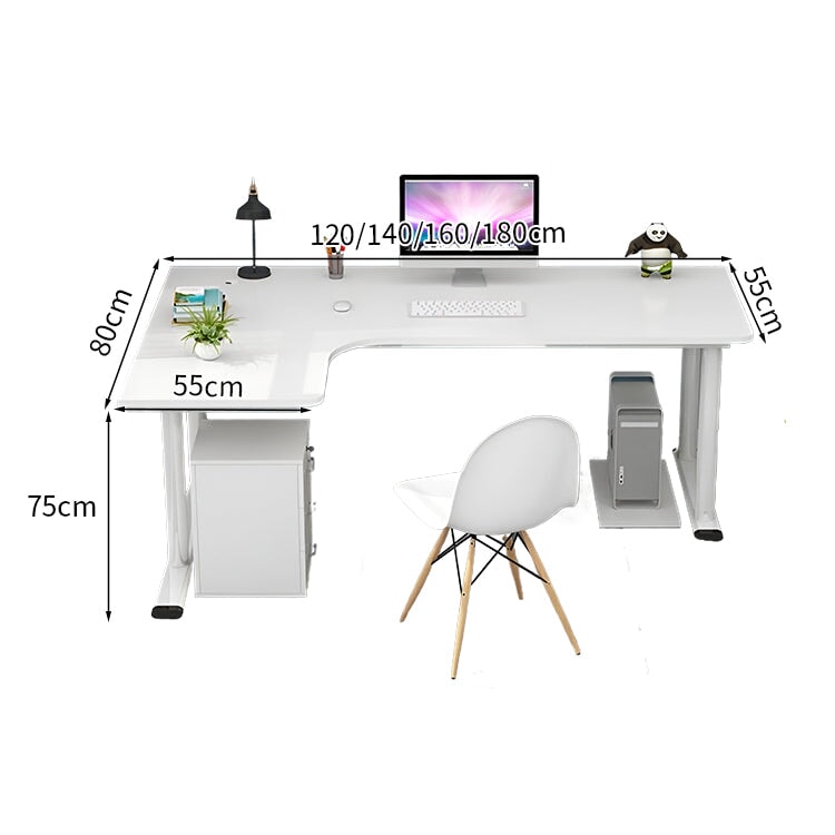 金属フレーム H字型 安定性 R仕上げ 配線穴キャップ 厚い天板 デスク パソコンデスク シンプル 木目調 簡素 実用 HD206-K  kaguyasu