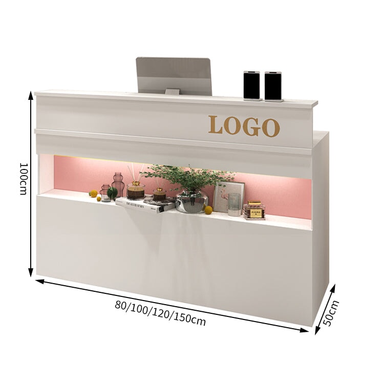 高級感 エコ板材 受付カウンター カウンター オフィス受付 木製受付カウンター レセプションデスク レジカウンター シンプル カスタマイズ可能 JDT-T061 tomokagu