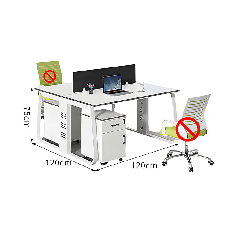 オフィスデスク オフィス デスク 厚天板 配線孔 トップパネル付き シンプル 多機能 カスタマイズ可能 SL-BGZ-001