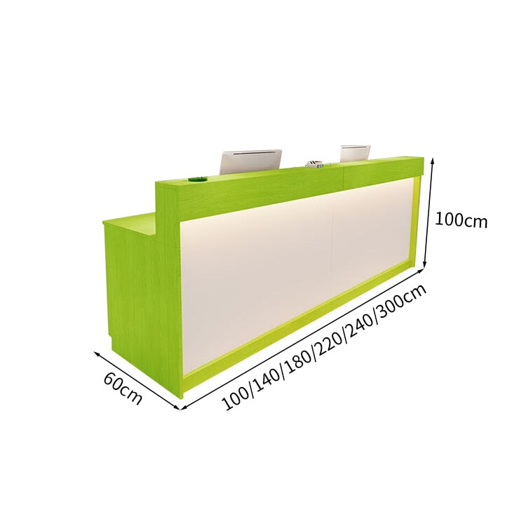 シンプル おしゃれ 木目調 LEDライト 受付カウンター レジカウンター レジ台 フロント 温もり ホワイト ナチュラル カスタマイズ可能 JDT-M-004   kaguyasu