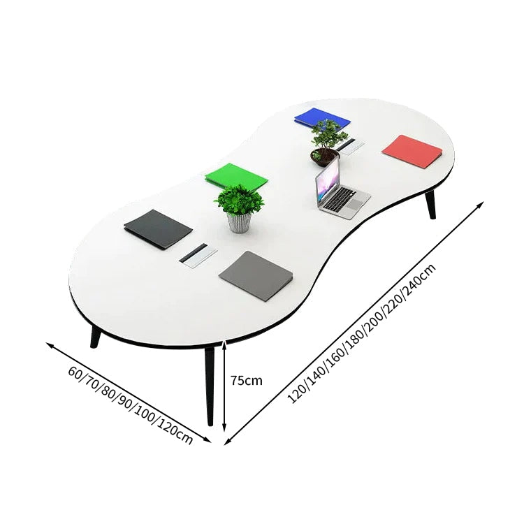 安全無臭 ミーティングテーブル 大型会議テーブル オフィスデスク ナチュラル カスタマイズ可能 HYZ-T004 tomokagu