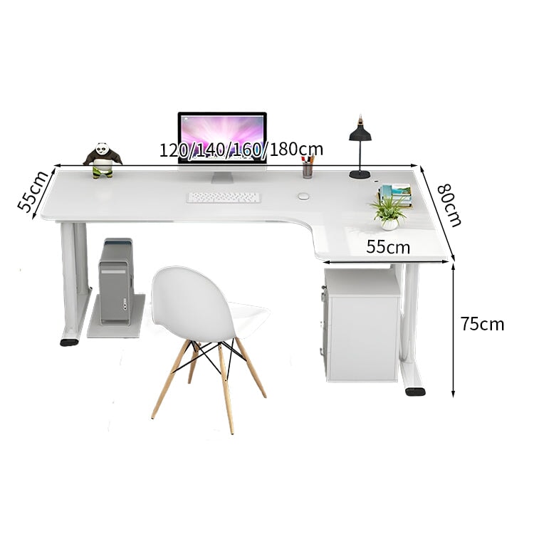 金属フレーム H字型 安定性 R仕上げ 配線穴キャップ 厚い天板 デスク パソコンデスク シンプル 木目調 簡素 実用 HD-K-206-kc