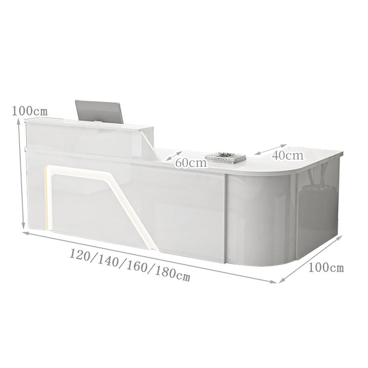 エコ板材 安全無臭 鏡面仕上げ 上部天板 分類収納 受付カウンター レジ台 カウンター おしゃれ 上質 すっきり ホワイト カスタマイズ可能 JDT-K093