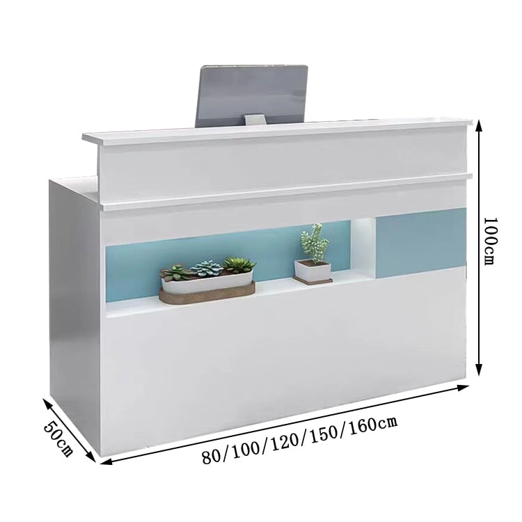 エコ素材 扉付き キーボードトレイ付き 二重天板 カウンター 受付台 受付 電話台 マルチ台 ホワイト エントランス オフィス家具 インテリア JDT-T025 tomokagu