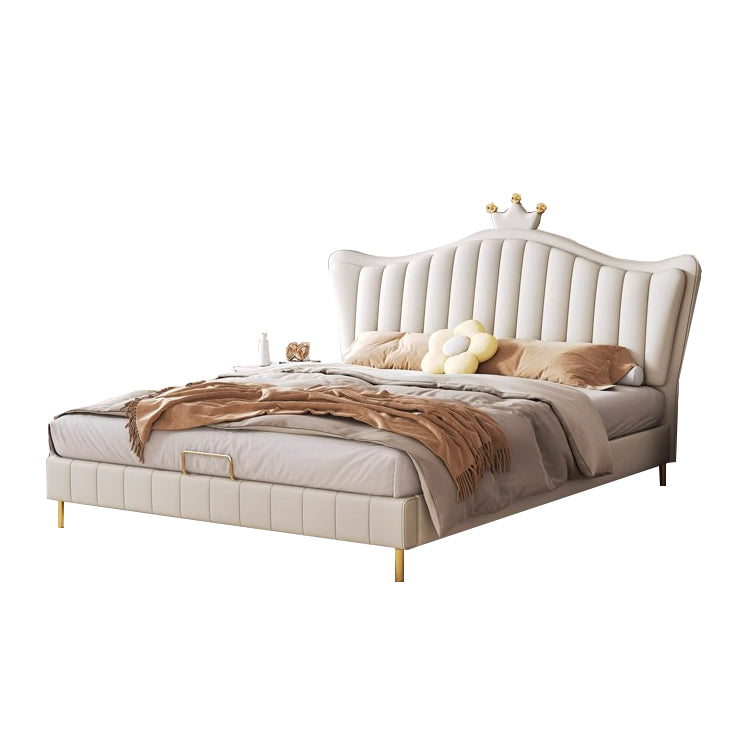 跳ね上げ式 木製フレーム すのこ 脚付き ベッド 収納ベッド ダブルベッド ベッドフレーム オシャレ ホワイト BED-T038 tomokagu