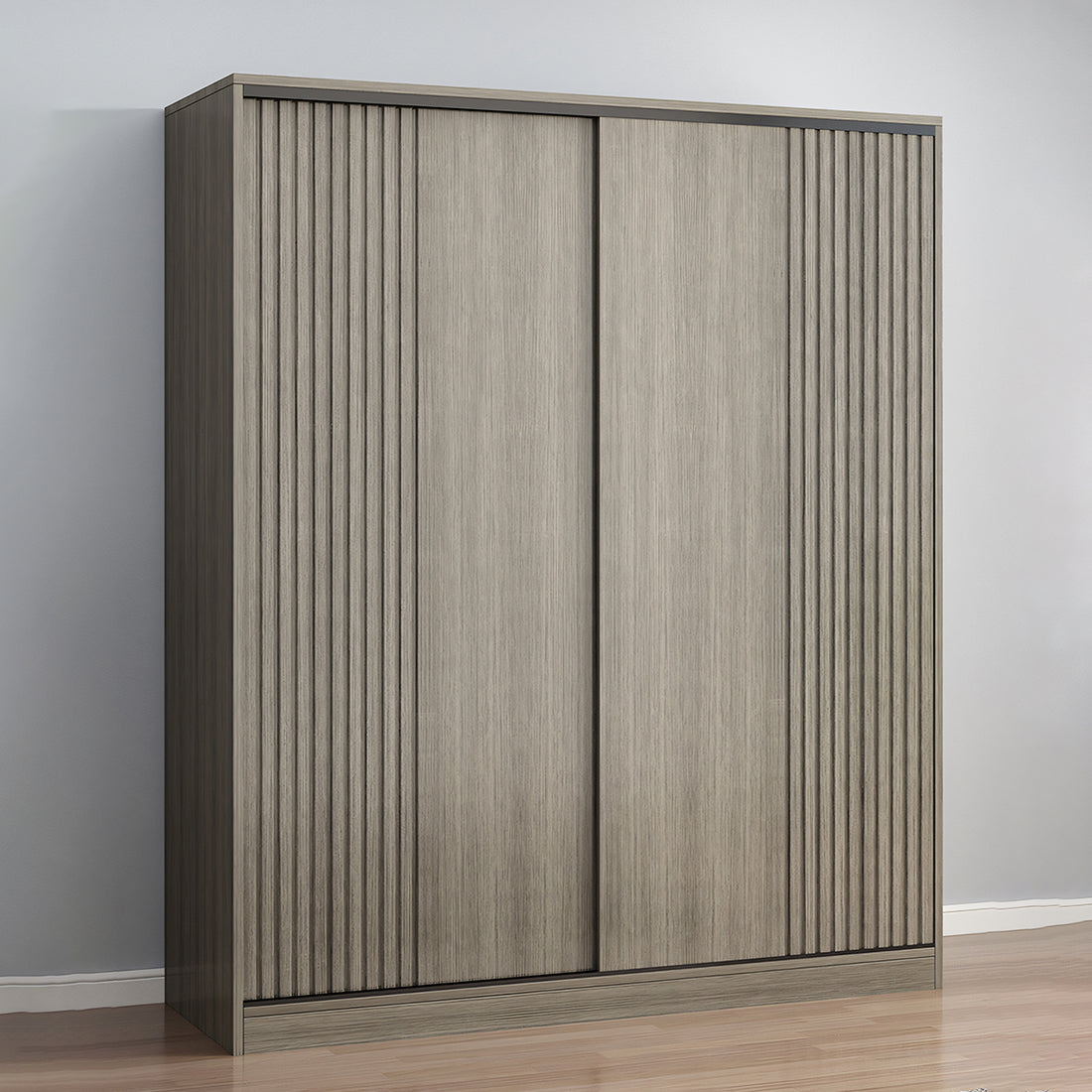 エコ板材 大容量 引き戸 ハンガーパイプクローゼット 洋服収納 衣類収納 洋服たんす ワードローブ 新居 おしゃれ ホワイト ウォールナット YG-T046 tomokagu