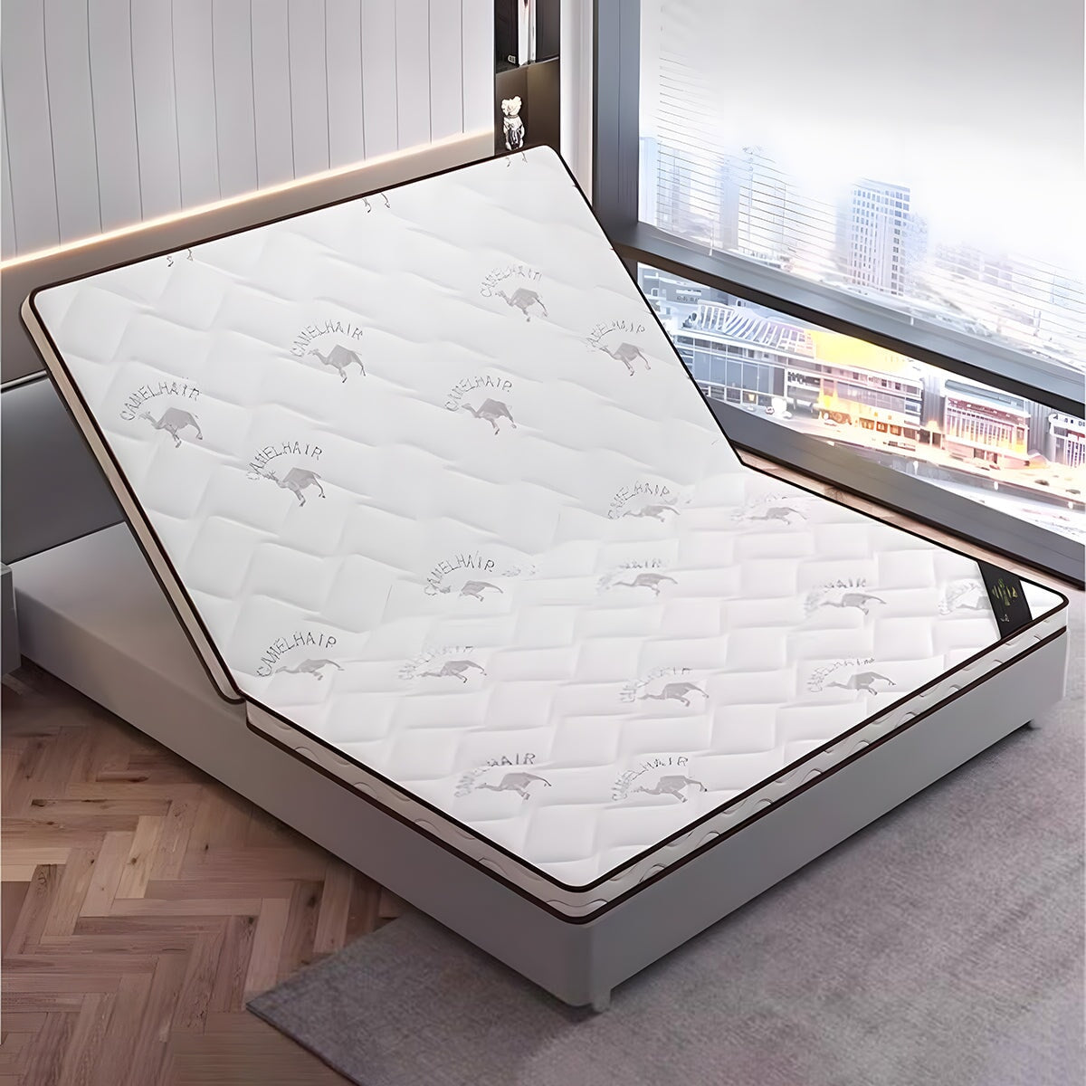 マットレス ラテックス ココナッツパーム 高温除菌 程よい柔らかさ 通気性 折りたたみ可能 丸み チャック付き 快適 心地よい CD-C004 tomokagu