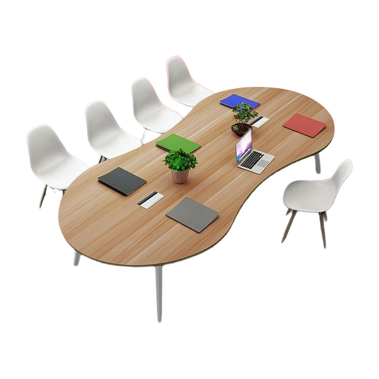 安全無臭 ミーティングテーブル 大型会議テーブル オフィスデスク ナチュラル カスタマイズ可能 HYZ-T004 tomokagu