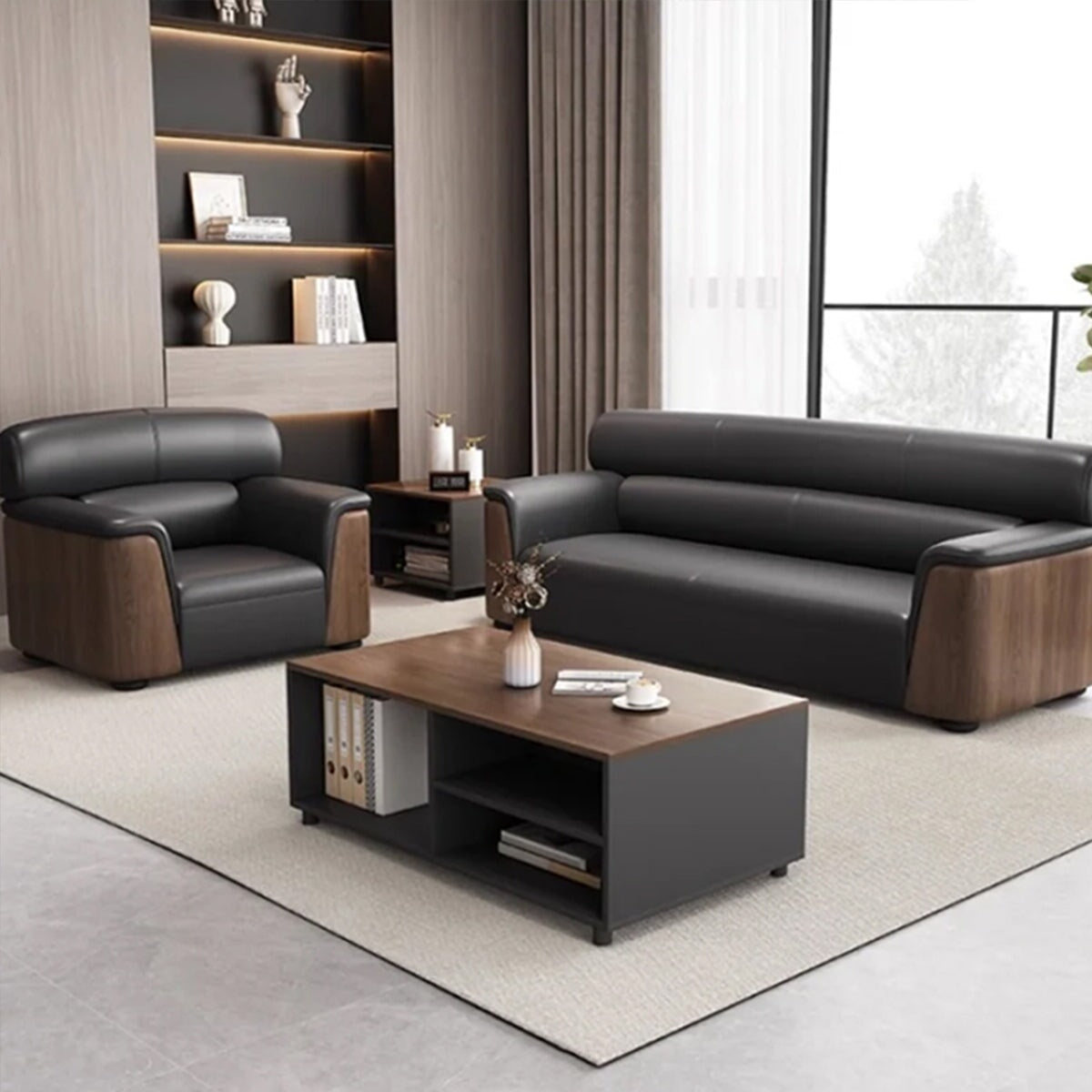 広い肘掛け ハイタイプ 業務用 ビジネス 会社 事務所 腰掛け 肘付き椅子 ソファセット オフィスソファー 応接椅子 応接ソファー シンプル 高級感 カスタマイズ可能 JDSF-T006 TOMOKAGU