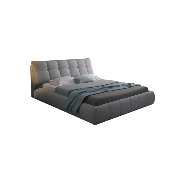 ベッド 二人用 キングサイズ 人間工学 背もたれクッション付き ベッド ダブル クイーン 快適 簡素 tomokagu