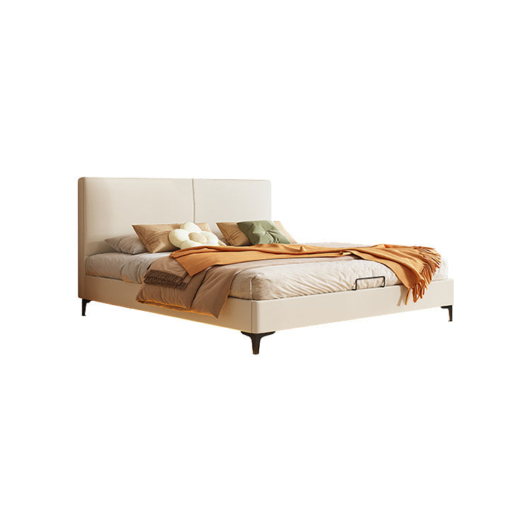 PUレザー 補強脚 アジャスター ウレタンフォーム LEDライト ベッド キング サイズ 二人用 天然木 カスタマイズ可能