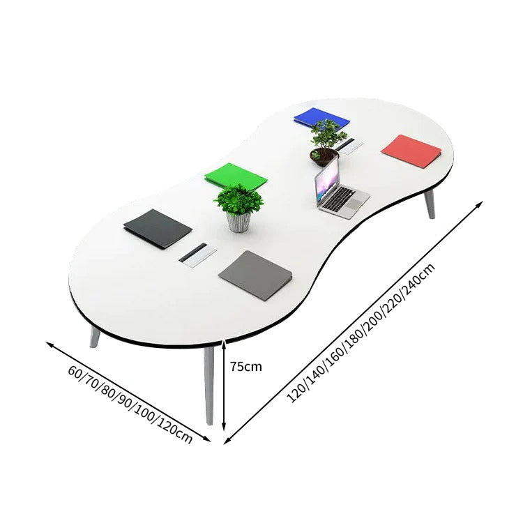 安全無臭 ミーティングテーブル 大型会議テーブル オフィスデスク ナチュラル カスタマイズ可能 HYZ-T004 tomokagu