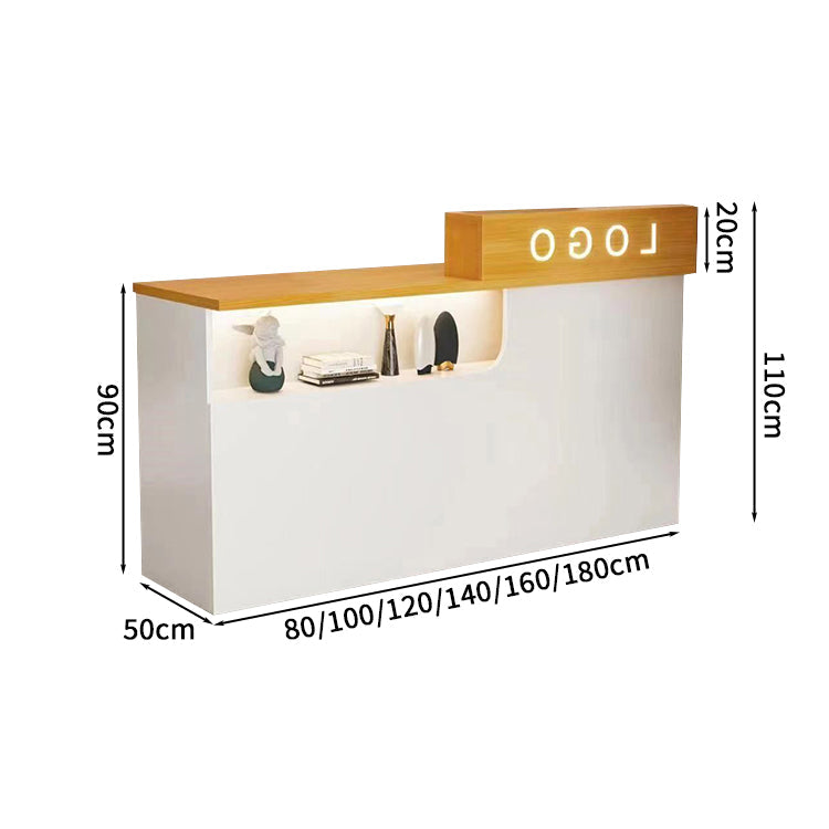 受付カウンター レジカウンター 受付台 店舗カウンター シリンダー錠付き 引き出し付き 収納機能 木製 シンプルモダン ホワイト マーブル カスタマイズ可能 JDT-S012
