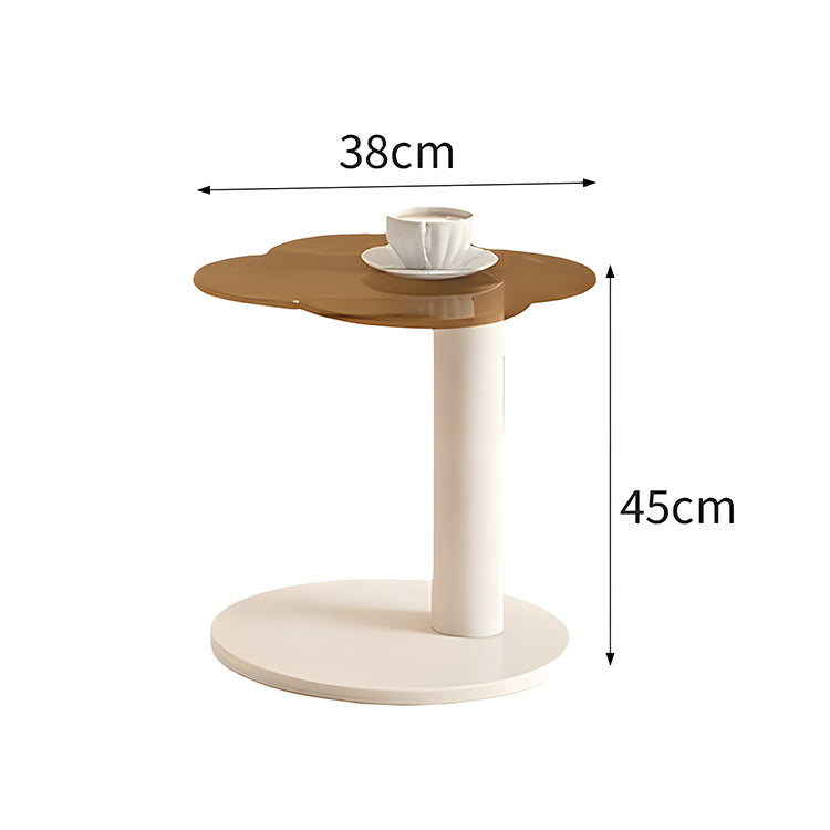 リビングテーブル センターテーブル サイドテーブルセット テーブル 収納付き 省スペース PUレザー ホワイトSNZ-T022