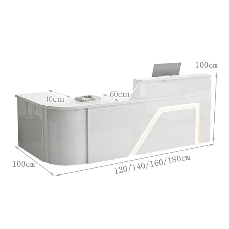 エコ板材 安全無臭 鏡面仕上げ 上部天板 分類収納 受付カウンター レジ台 カウンター おしゃれ 上質 すっきり ホワイト カスタマイズ可能 JDT-K093