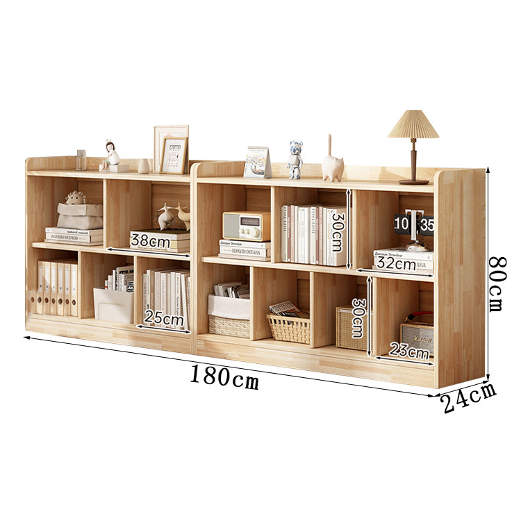 天然マツ材 オープン収納 ブックシェルフ 本棚 キャビネット ラック 収納家具 書類収納 絵本 漫画 グッズ 自宅用 省スペース 角丸 シンプル ナチュラル SNG-T015 tomokagu