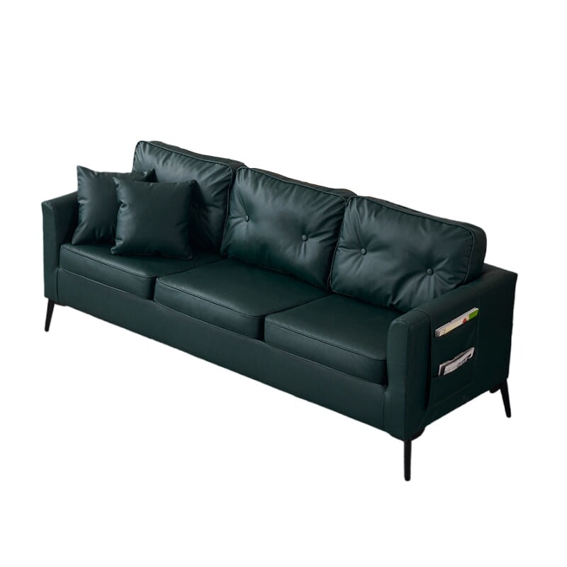 ソファー リビングソファー ソファ 応接ソファ ハイタイプ レザー くるみボタン付き 脚付き 収納袋付き 高級感 CHICKAGU