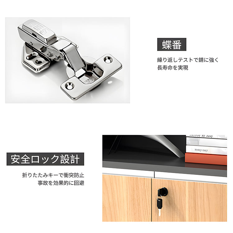 ファイリグキャビネット キャビネット モダン 機能的 収納 エコ板材 蝶番 CWG-T122