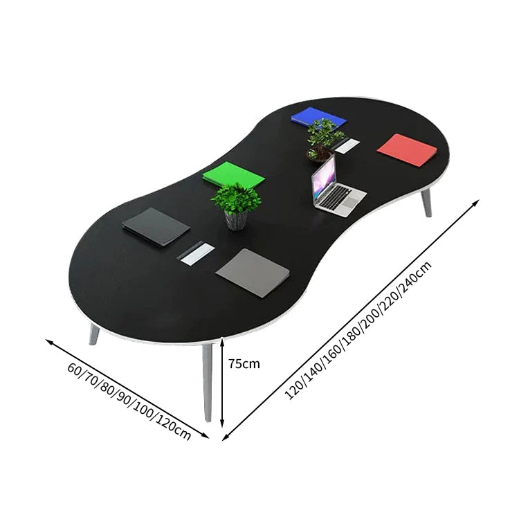 安全無臭 ミーティングテーブル 大型会議テーブル オフィスデスク ナチュラル カスタマイズ可能 HYZ-T004 tomokagu