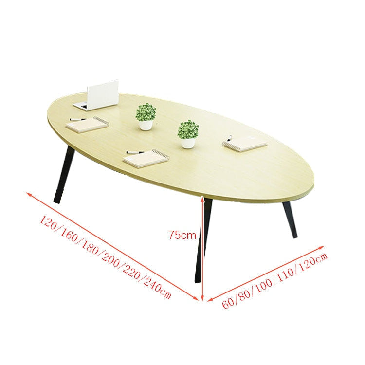 会議テーブル ミーティングテーブル 会議机 ワークデスク オフィスデスク 配線ボックス 台形フレーム シンプル ホワイト カスタマイズ可能 HYZ-K024 - kaguyasu