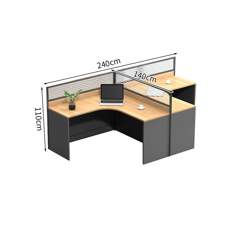 チェスト付き 移動可能 配線穴キャップ 集中力向上 デスク オフィスデスク コンセント増設可能 シンプル 実用 ナチュラル カスタマイズ可能 BGZ-K-229