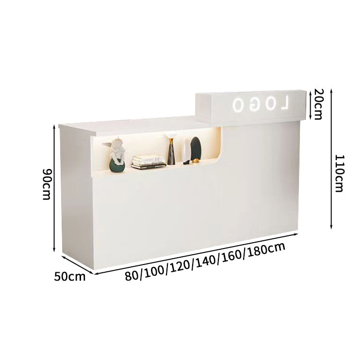 受付カウンター レジカウンター 受付台 店舗カウンター シリンダー錠付き 引き出し付き 収納機能 木製 シンプルモダン ホワイト マーブル カスタマイズ可能 JDT-S012