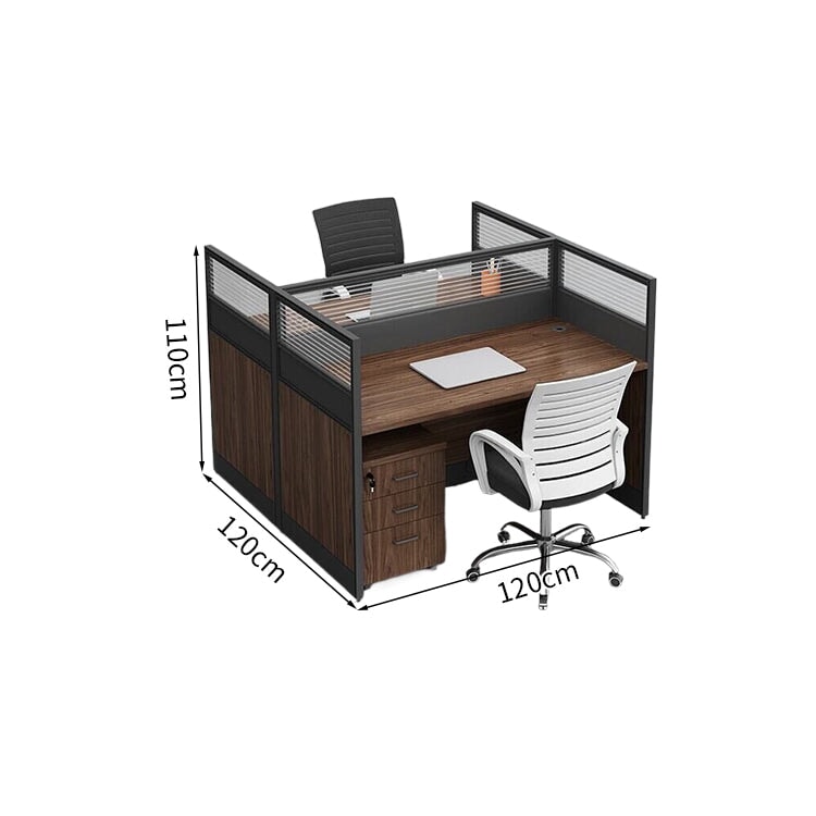 デスク オフィスデスク ワークデスク キャビネット付き シリンダー錠付き 木目調 配線穴付き 組み合わせ自由 シンプル ホワイト ウォールナット BGZ-K-006   kaguyasu