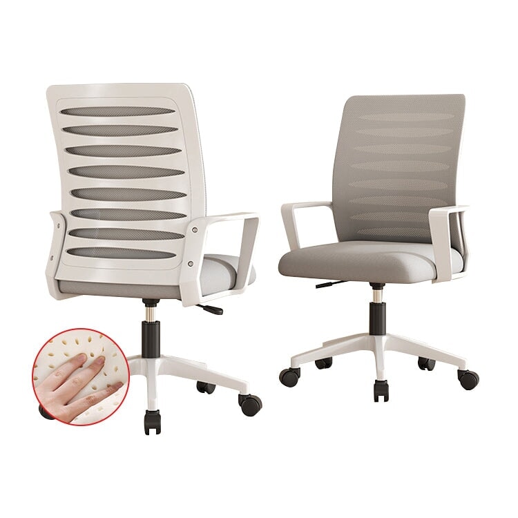 会議室用チェア ワークチェア バックパネル メッシュ生地 昇降椅子 高密度ウレタンフォーム ラテックスクッション PP樹脂 キャスター付き ブラック BGY-M011