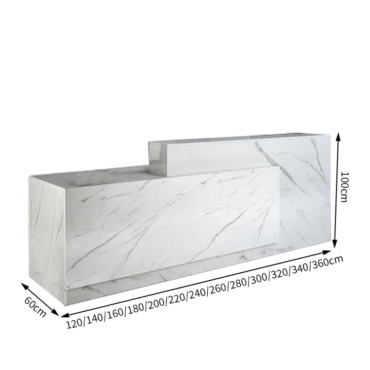 作業台 お洒落 鍵付き 荷物置き レジカウンター レジ台 引き出し付き カウンター レジ 業務用 飲食店 シンプル マーブル カスタマイズ可能 JDT-T034 tomokagu