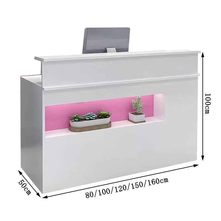 エコ素材 扉付き キーボードトレイ付き 二重天板 カウンター 受付台 受付 電話台 マルチ台 ホワイト エントランス オフィス家具 インテリア JDT-T025 tomokagu