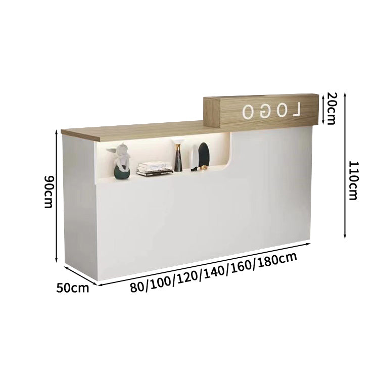 受付カウンター レジカウンター 受付台 店舗カウンター シリンダー錠付き 引き出し付き 収納機能 木製 シンプルモダン ホワイト マーブル カスタマイズ可能 JDT-S012