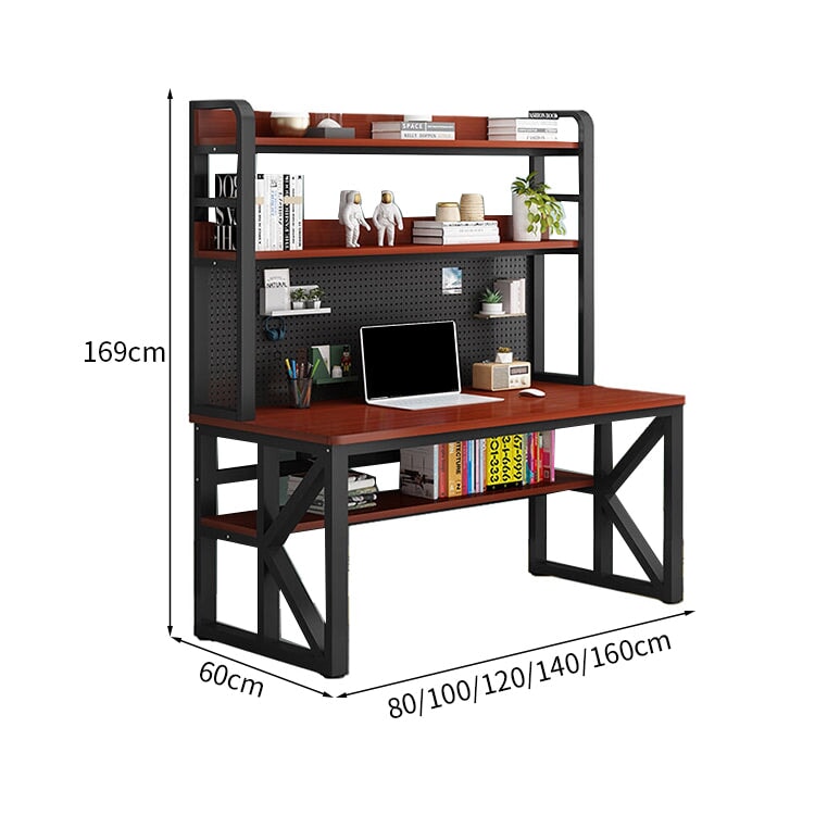 パイン材 ステンレス鋼 収納棚 転び止め 有孔ボード 広さ デスク パソコンデスク 作業デスク R仕上げ K字型 安定性 シンプル 簡素 BGZ-K-155  kaguyasu