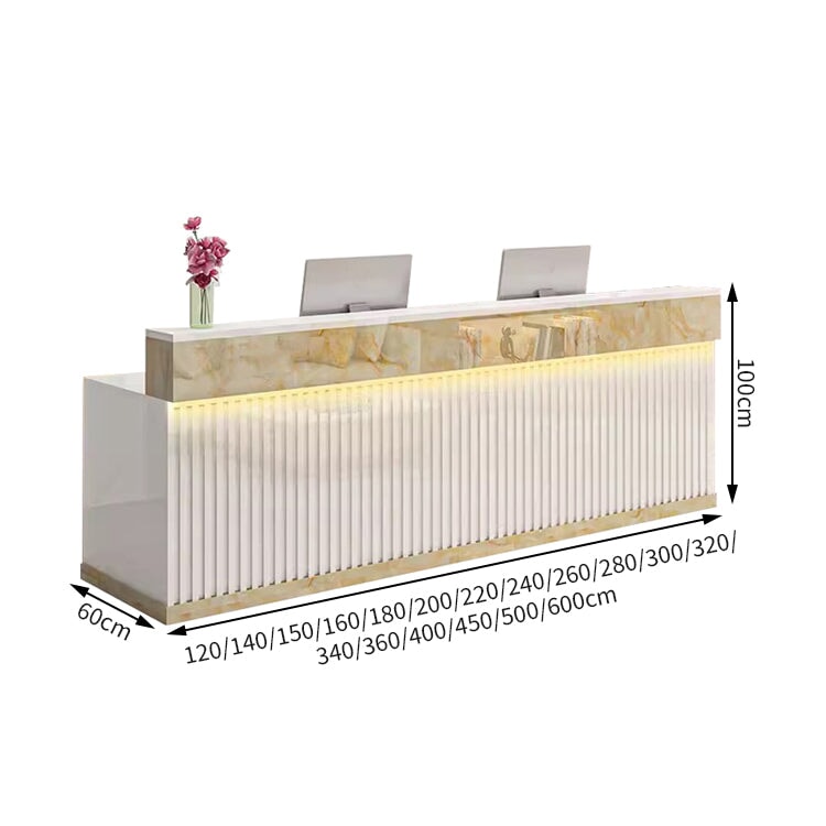 業務用 高級感 配線穴付き 受付カウンター レセプションデスク オフィス受付レジカウンター カウンター エントランス受付 カスタマイズ可能 JDT-T071 tomokagu