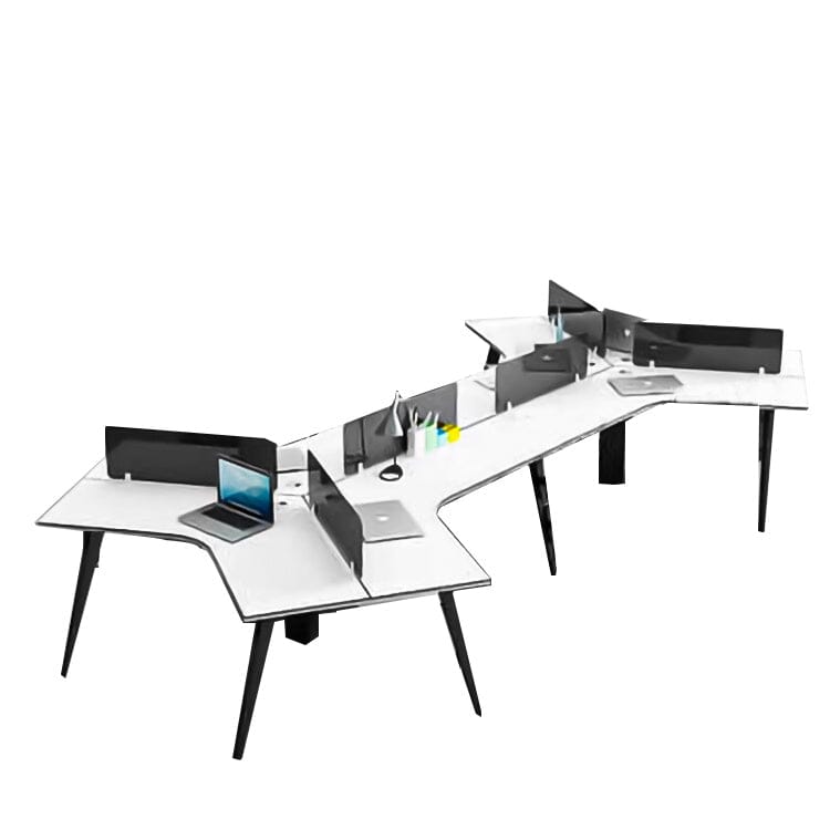 オフィスデスク ワークデスク パソコンデスク  デスク 鋼製フレーム トップパネル付き 組み合わせ自由 ファイルワゴン ホワイト カスタマイズ可能 BGZ-C059 CHICKAGU