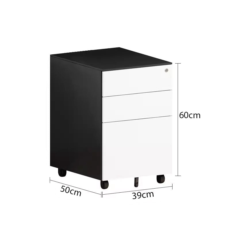 オフィスデスク ワークデスク パソコンデスク  デスク 鋼製フレーム トップパネル付き 組み合わせ自由 ファイルワゴン ホワイト カスタマイズ可能 BGZ-C059 CHICKAGU