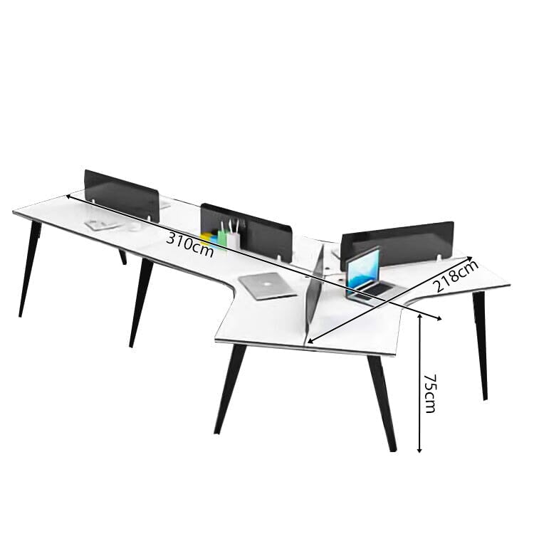 オフィスデスク ワークデスク パソコンデスク  デスク 鋼製フレーム トップパネル付き 組み合わせ自由 ファイルワゴン ホワイト カスタマイズ可能 BGZ-C059 CHICKAGU