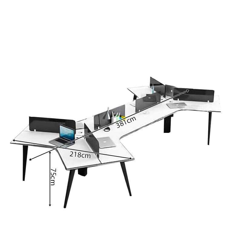 オフィスデスク ワークデスク パソコンデスク  デスク 鋼製フレーム トップパネル付き 組み合わせ自由 ファイルワゴン ホワイト カスタマイズ可能 BGZ-C059 CHICKAGU