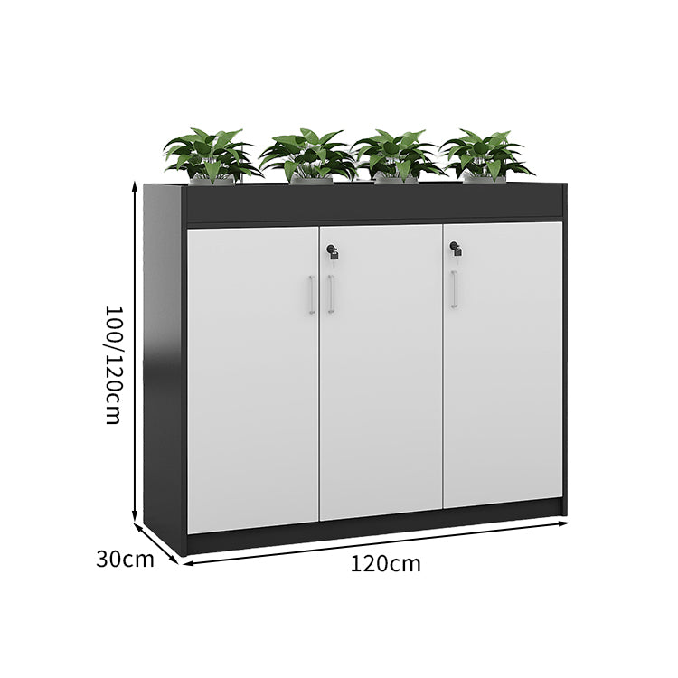 キャビネット 木目調 メラミン化粧板 耐荷重 耐摩耗性 耐久性 大容量分類収納 扉付き収納 取っ手 ステンレス鋼 シリンダー錠付き BGGB-T006