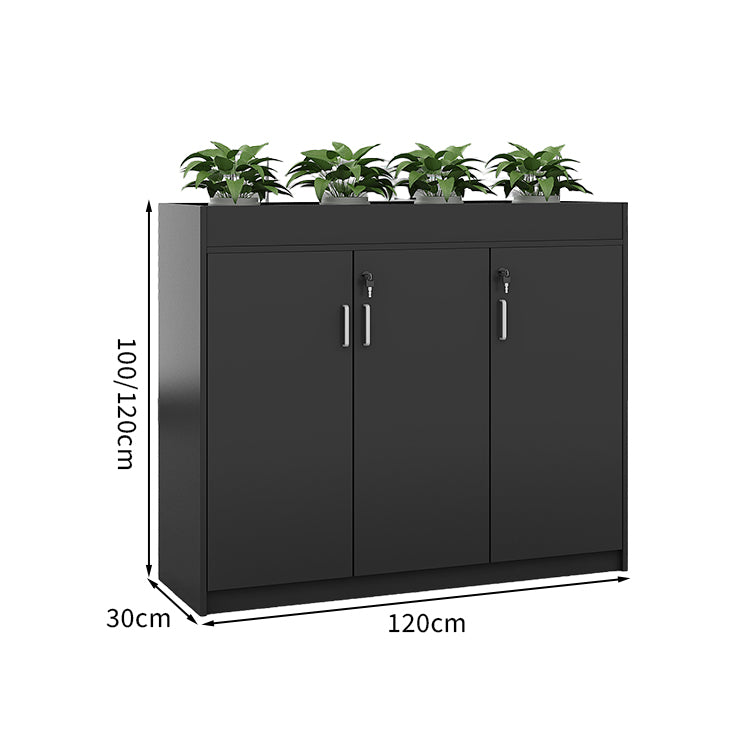 キャビネット 木目調 メラミン化粧板 耐荷重 耐摩耗性 耐久性 大容量分類収納 扉付き収納 取っ手 ステンレス鋼 シリンダー錠付き BGGB-T006