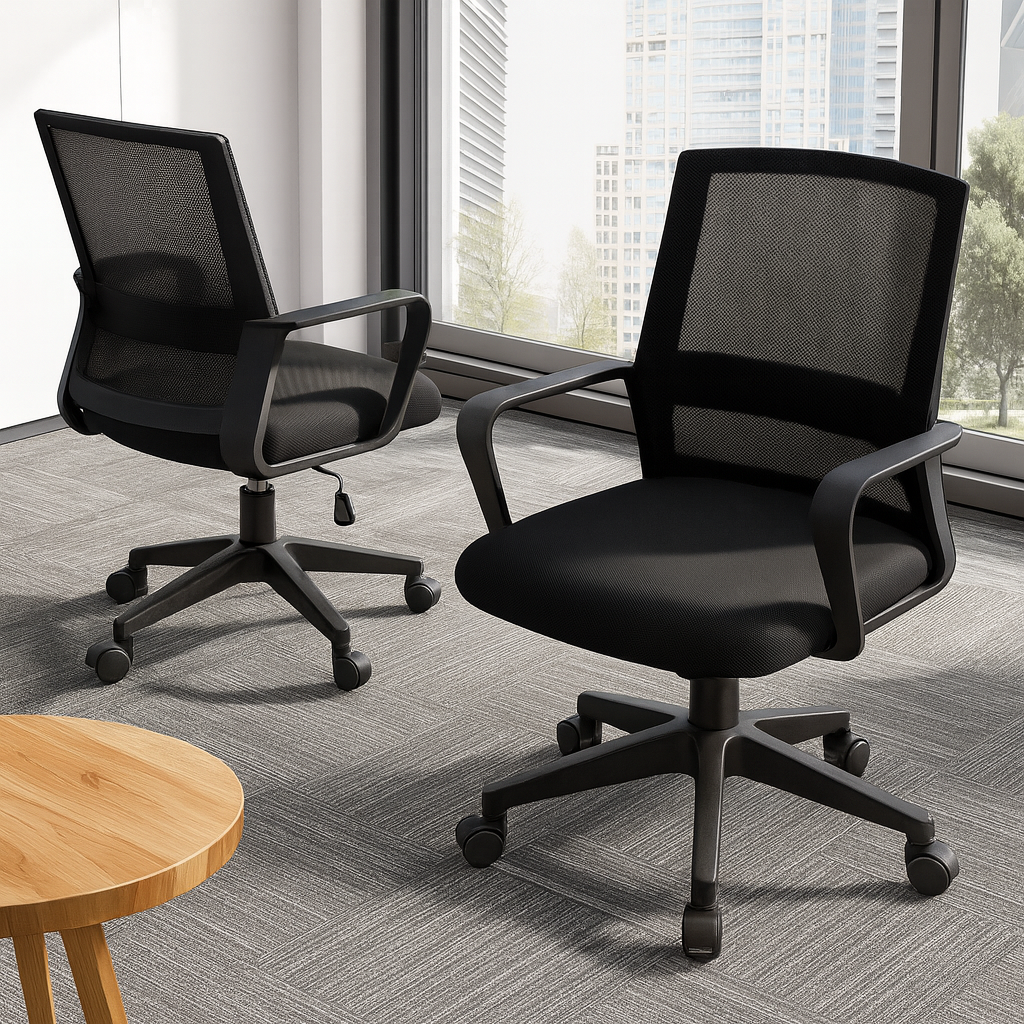 メッシュ生地 ハイバック キャスター付き オフィスチェア オフィスチェアー パソコンチェア ワークチェア PCチェア コンパクト ブラック カスタマイズ可能 BGY-T006