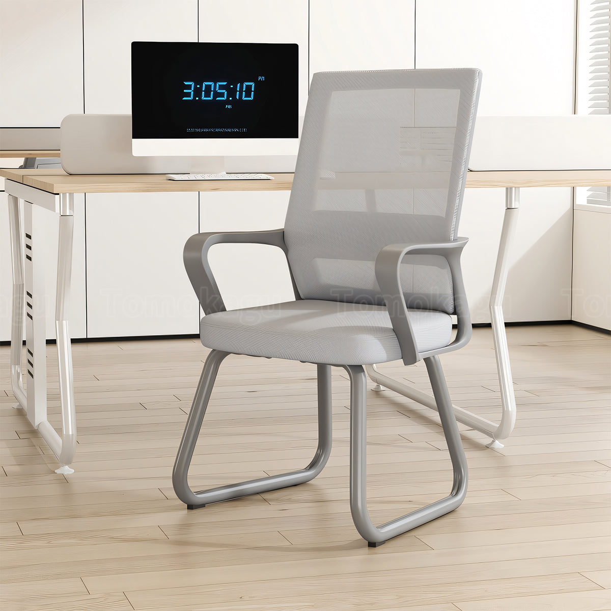 ハイバック 肘付 キャスター付 背もたれ オフィスチェア オフィスチェアー デスクチェア ビジネスチェア チェア グレー ホワイト ブラック カスタマイズ可能 BGY-T017