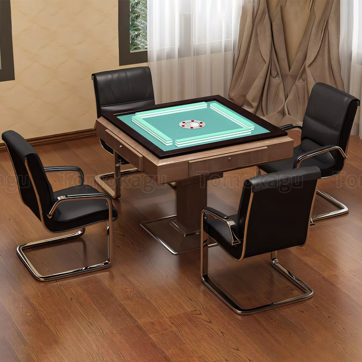 人間工学 肘掛け ウレタンフォーム レザー生地 ワークチェア チェア カンチレバーチェア オフィスチェア おしゃれ ブラック BGY-T069