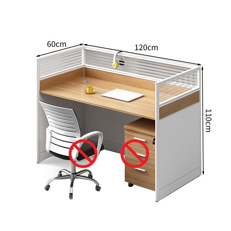 厚みのある天板 エコ素材 卓上パーテーション 引き出し 錠付き オフィスデスク モダン オシャレ カスタマイズ可能 BGZ-T120
