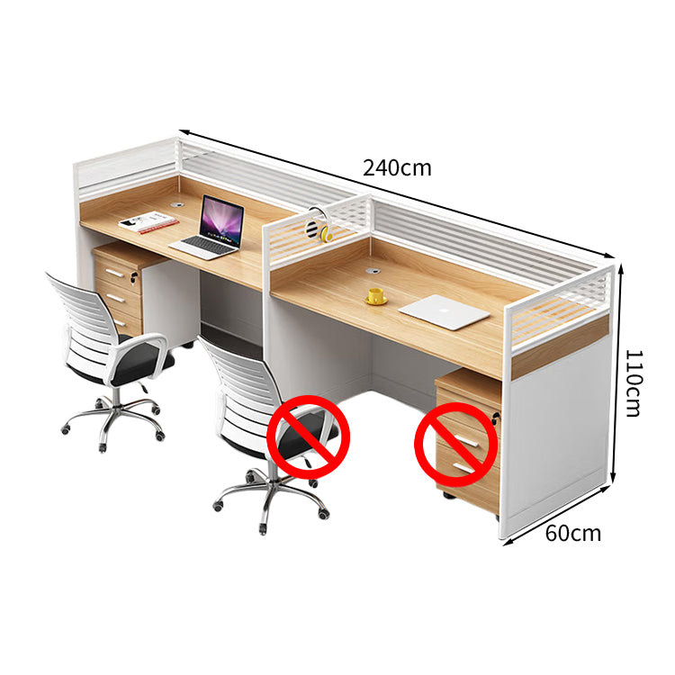 厚みのある天板 エコ素材 卓上パーテーション 引き出し 錠付き オフィスデスク モダン オシャレ カスタマイズ可能 BGZ-T120