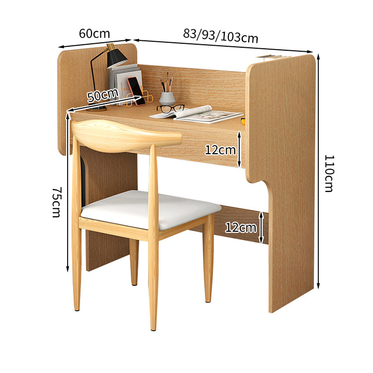 オフィスデスク デスク パーテーションデスク 自習室用デスク 事務机 木目調 エコ素材 R加工 BGZ-T141
