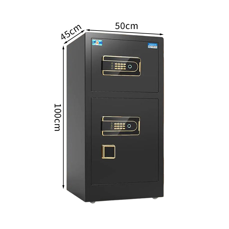 金庫 電子金庫 テンキー式金庫 WIFI対応 大容量 分類収納 アラームシステム スチールラッチ 指紋認証 BXG-T020